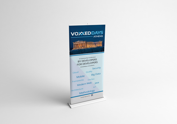 Voxxed Days Athens Rollup Banners
