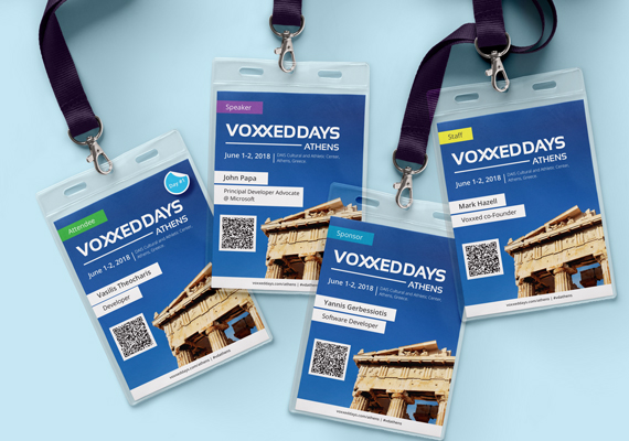 Voxxed Days Athens Badges
